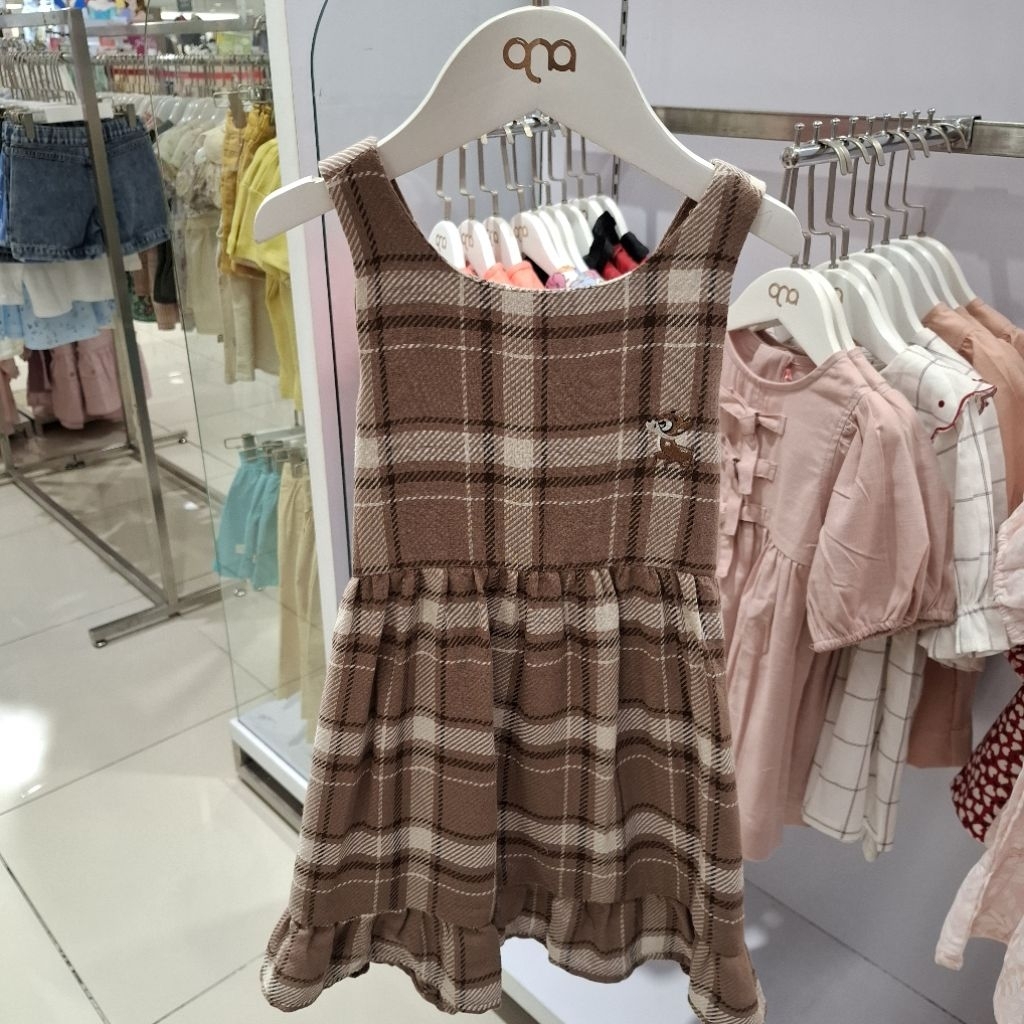 QNA Baju Dress Anak Perempuan Usia 1-4 Tahun