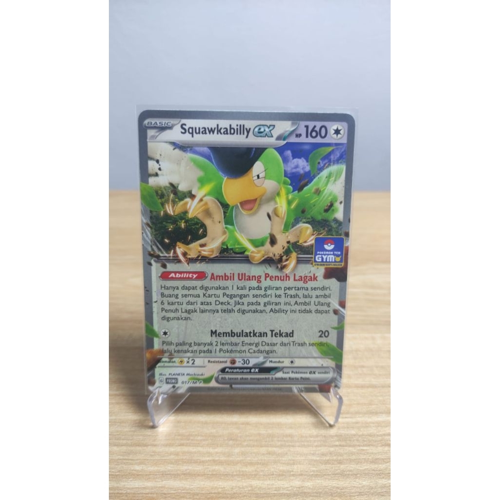 Squawkabilly ex Poke Gym Promo Gym Pokemon Indonesia TCG