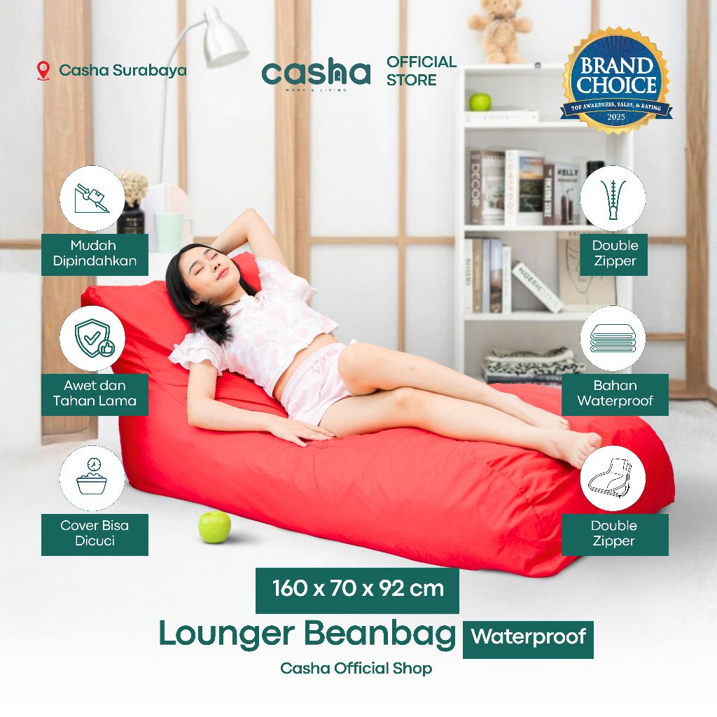 CASHA Bean Bag Lounger Waterproof