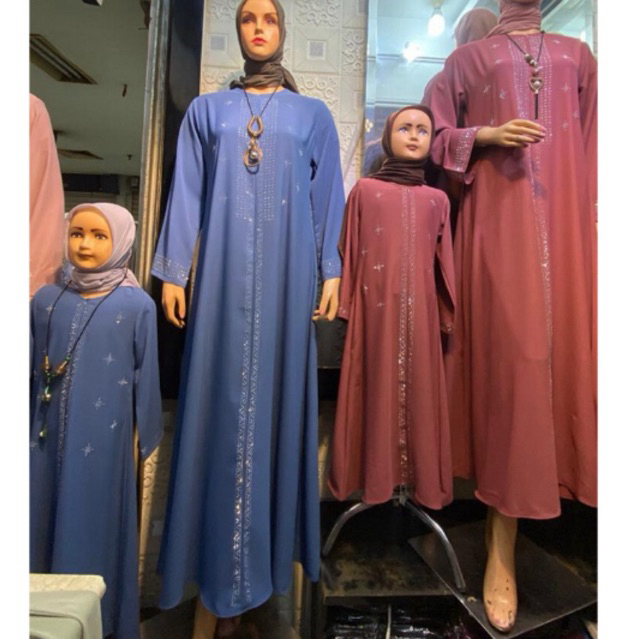 gamis couple ibu anak anak perempuan