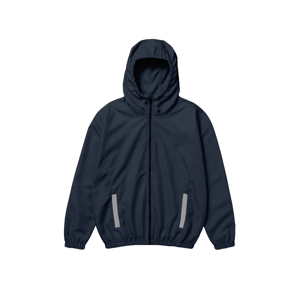 Elhaque - Jacket Parasut Pria Sauna Suit Running Waterproof Hoodie Jumbo Outdoor