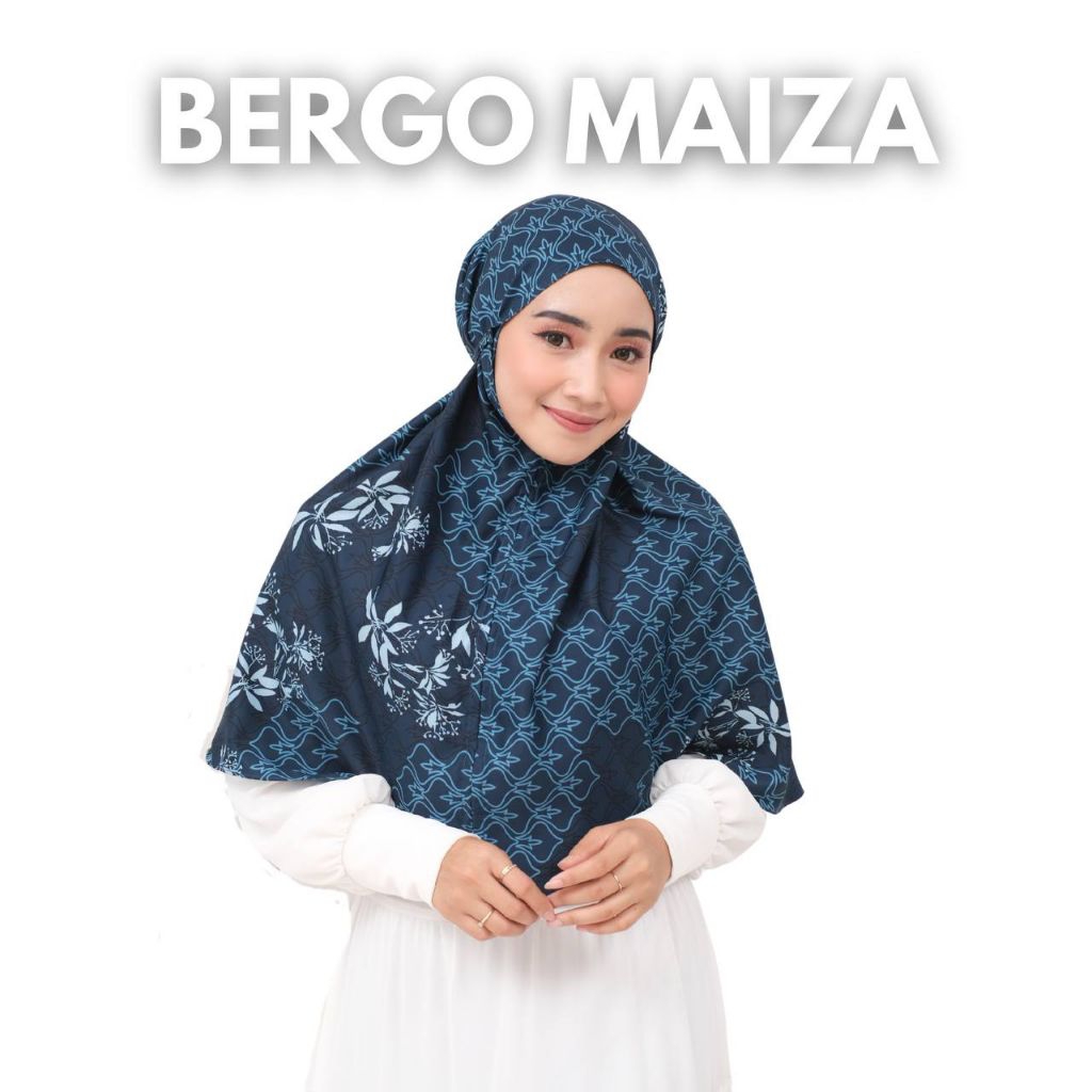 BERGO MAIZA hijab instan motif tali simple