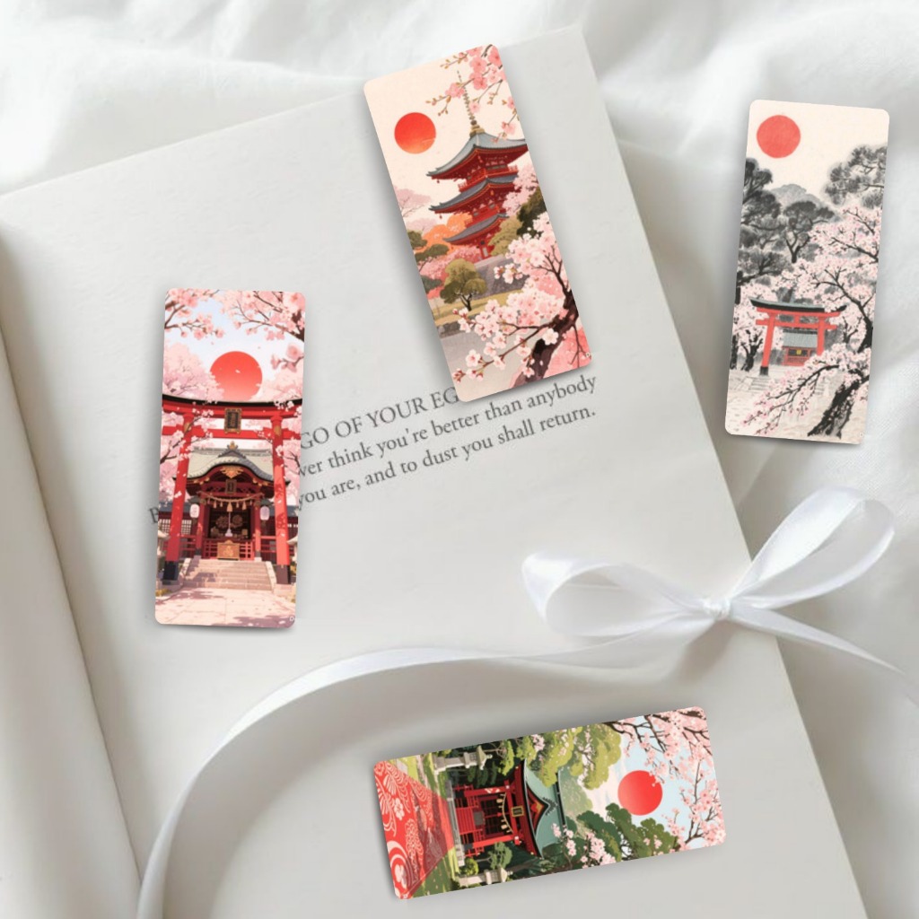 Magnetik Bookmark Japanesse edition - pembatas buku magnet edisi jepang glossy finishing