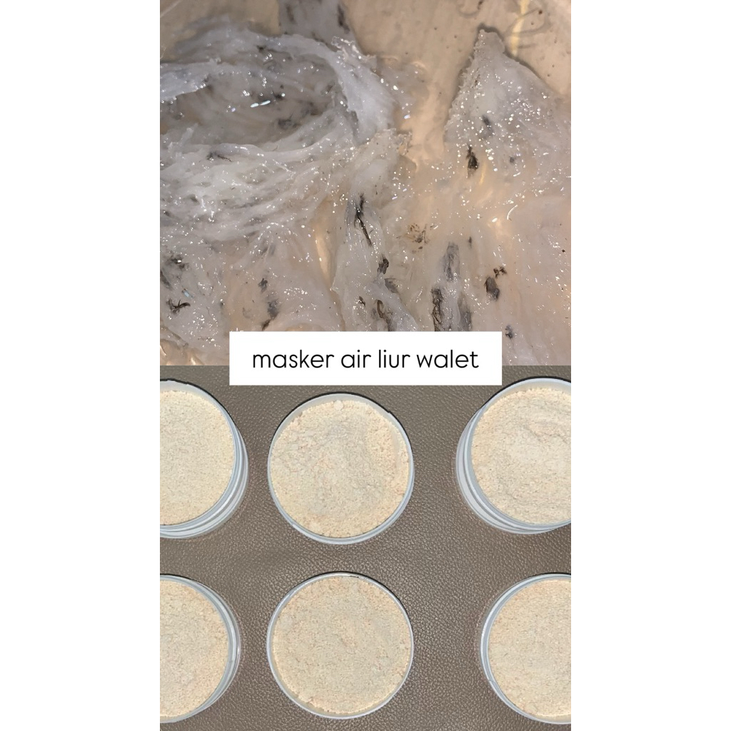 masker air liur walet
