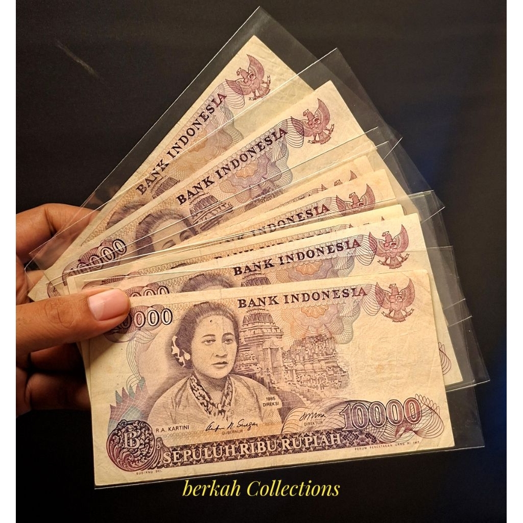 uang 10 ribu kartini tahun 1985 asli