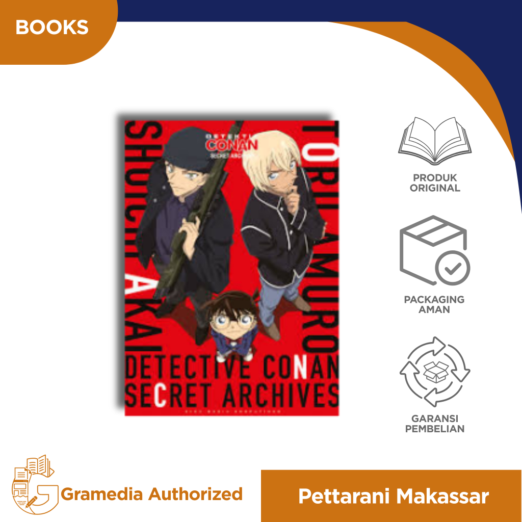 Gramedia Pettarani - Detektif Conan Secret Archives 02 Shuichi Akai & Toru Amuro