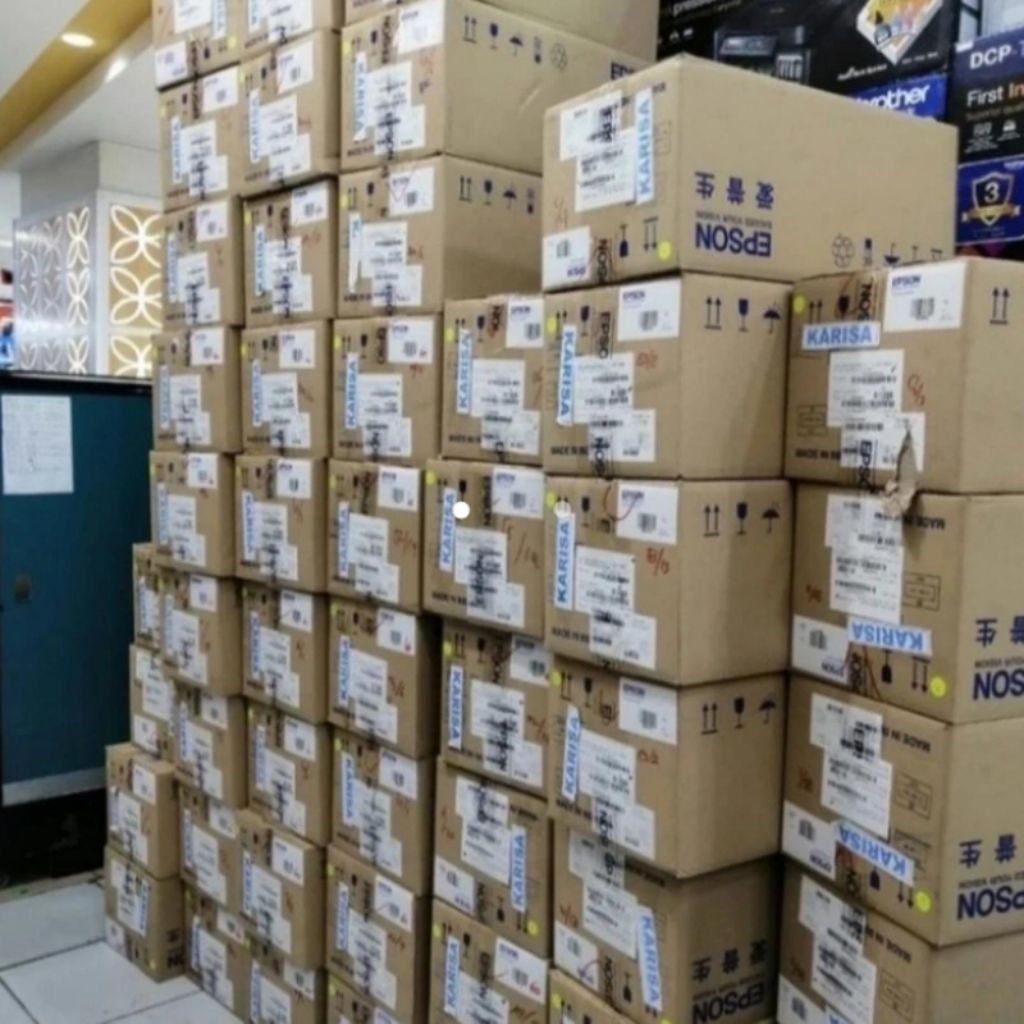 Tinta Epson 003 original (1 BOK 60 PCS BEBAS RIQUES WRRNA ) Murah - Kuning