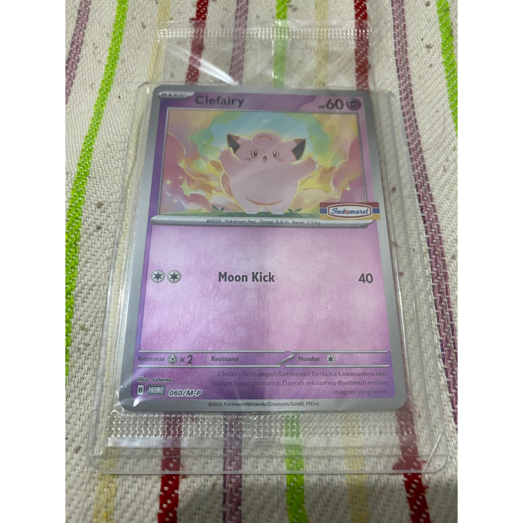 Clefairy Indomaret Promo Pokemon