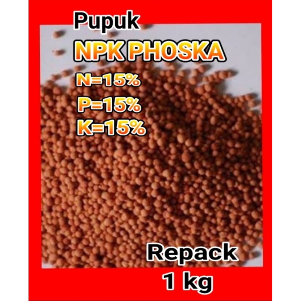 Pupuk NPK PHOSKA 15-15-15 Repak 1 kg