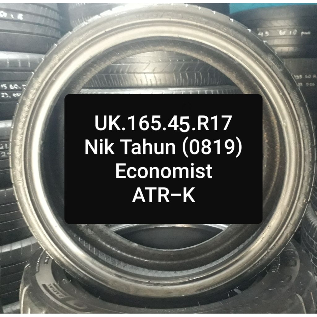 Ban Mobil Copotan Second.UK.165.45.R17.Nik Tahun ( 0819).Economist ATR-K.
