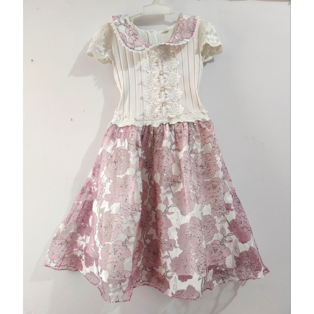 Dress pesta cantik Organza (Preloved)