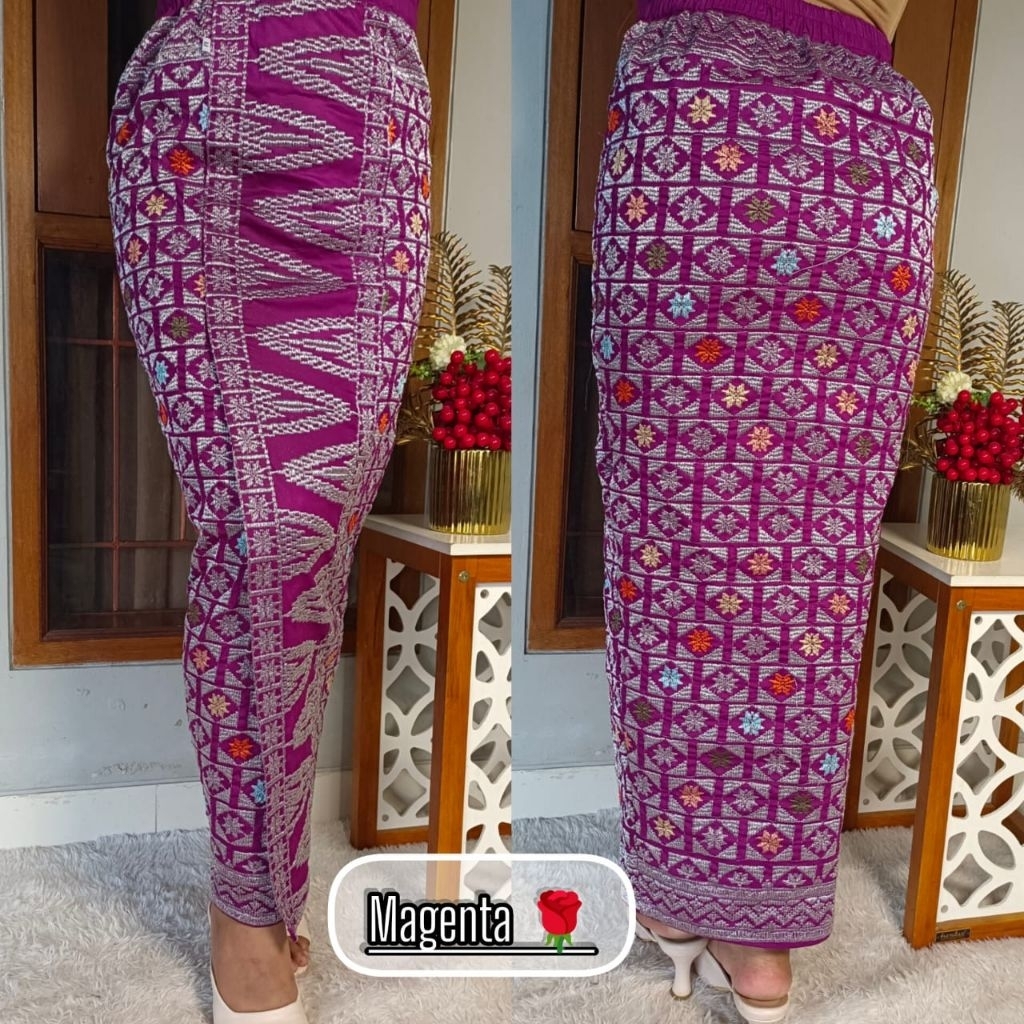KAMEN JADI BORDIR SONGKET PREMIUM STRECH ARJUNA/ ROK BORDIR SONGKET BALI// KAMEN JADI BALI