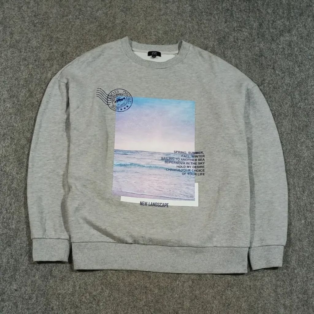 crewneck F2F size L second abu polos