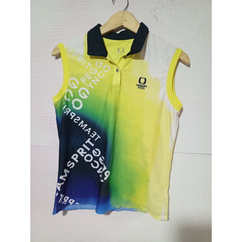 baju kaos olahraga kutung pegay&co size S fit M second