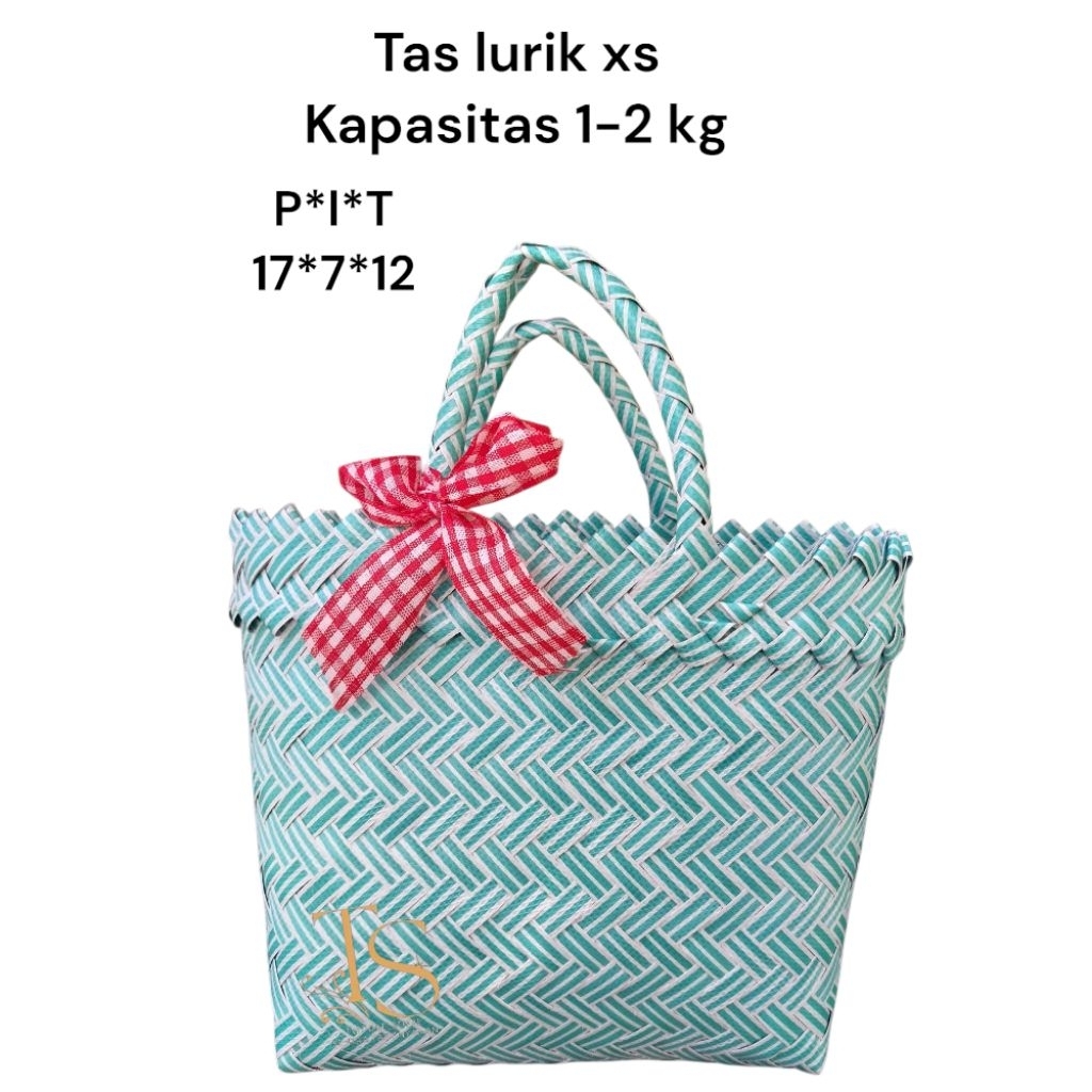Tas lurik Xs kapasitas 1-2 kg cocok digunakan untuk souvenir/tas hampers/ goodybag ulangtahun