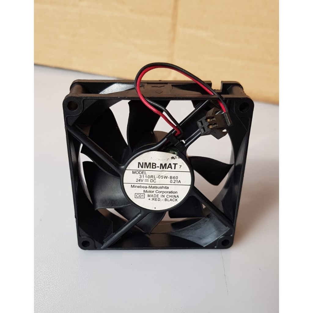 Fan/kipas NMB-MAT DC 24V-0.21A 8X8Cm 2pin