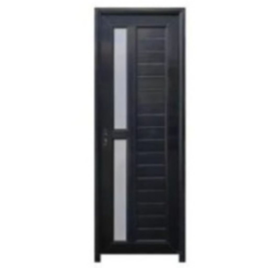 PINTU ICEPOL UPVC BLACK 009J UKURAN 70×200