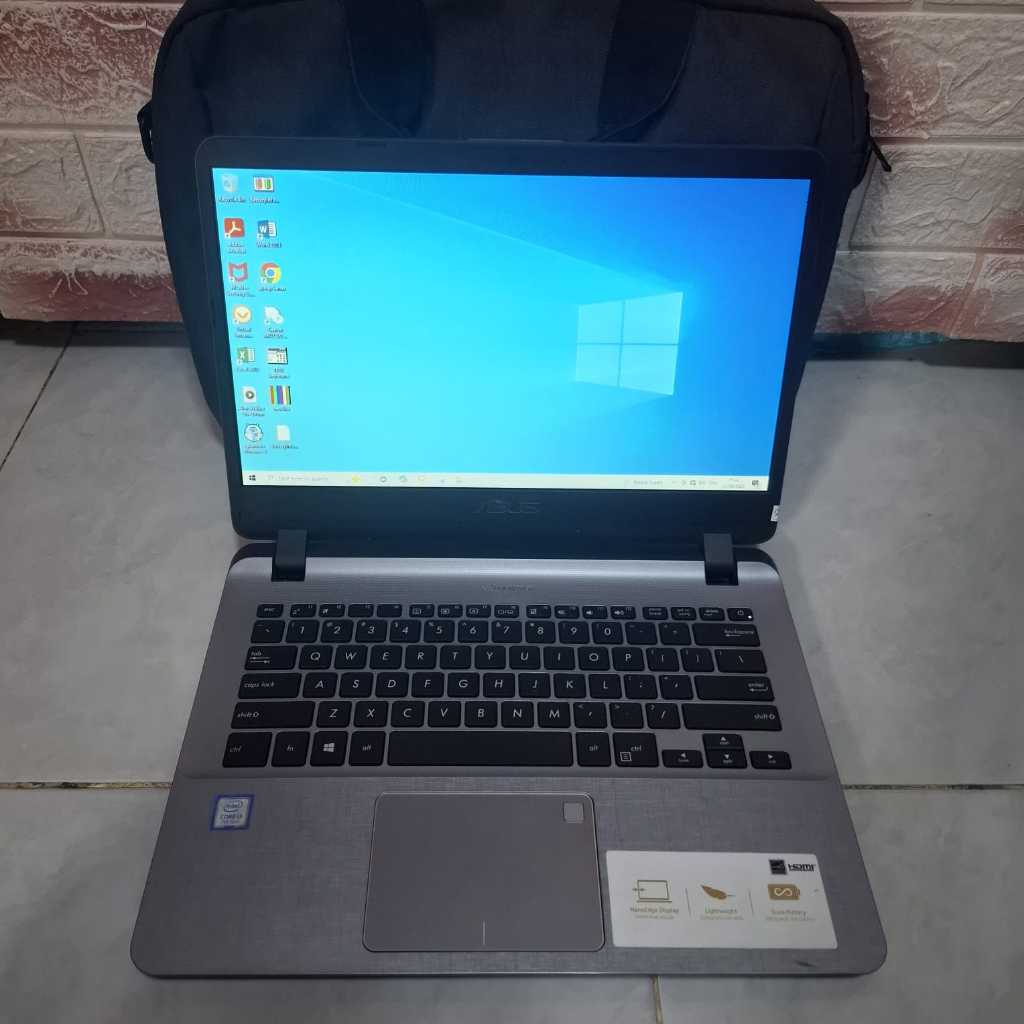 Laptop Asus Vivobook A407U Core i3 - 7020U Gen7, Ram 4Gb Hdd 1 Tb