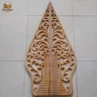 Gunungan Ukir Kayu Mentah Asli Jepara | Dekorasi Pernikahan Adat Jawa | Backdrop Pelaminan & Propert