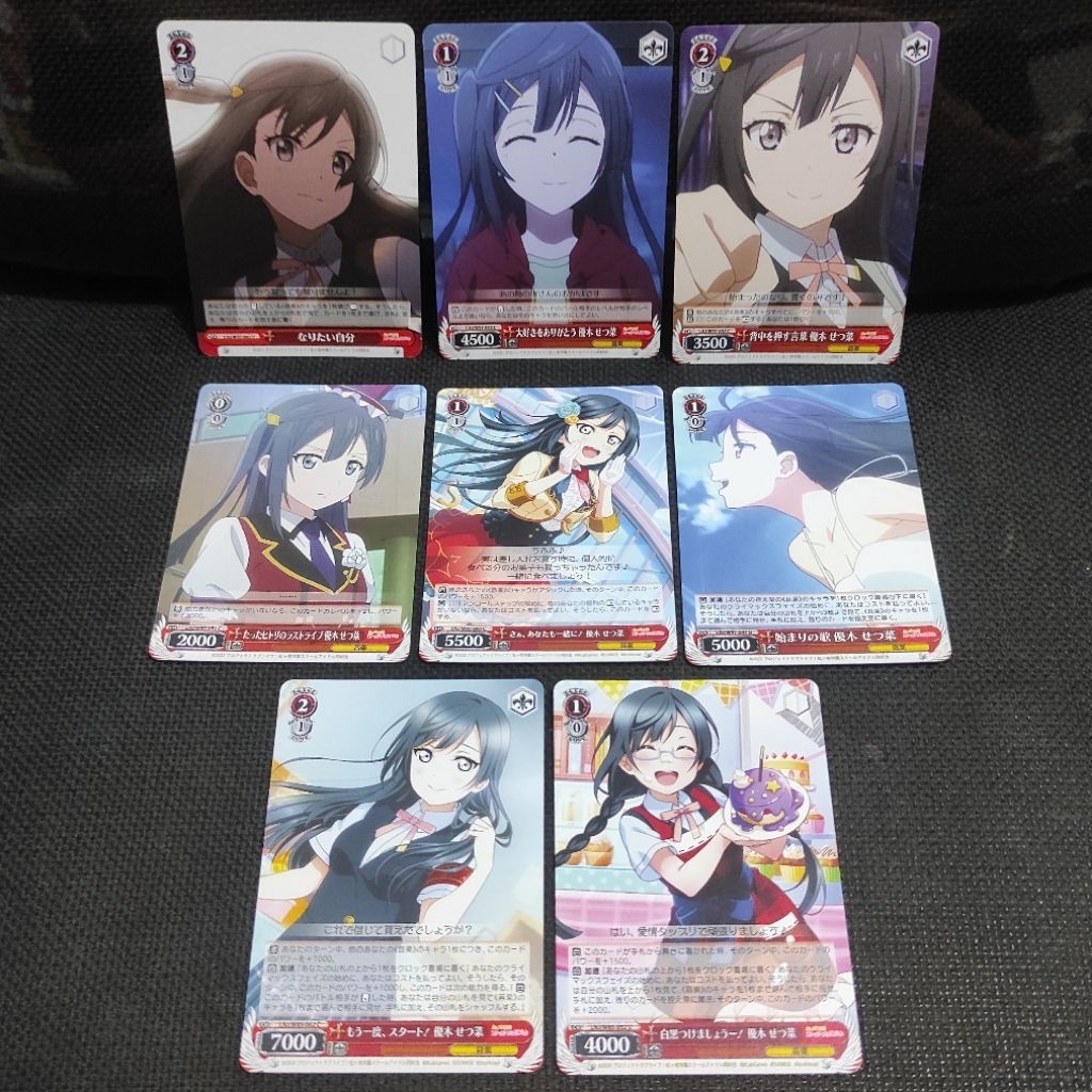 Kartu TCG Weiss Schwarz Love Live Nijigasaki - Yuki Setsuna Original Jepang NM