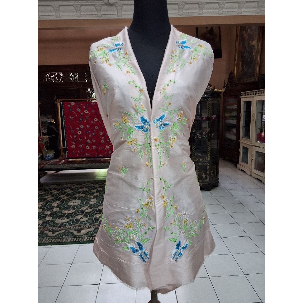 Bahan Kebaya Bordir/Bahan Kebaya Bordir Panjang/Bahan Kebaya Bordir Payet