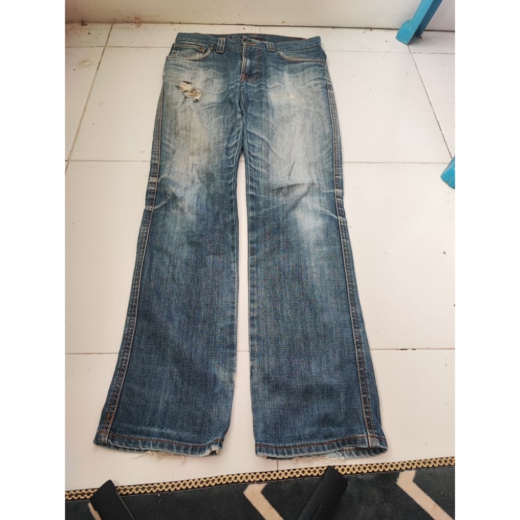 CELANA NUDIE JEANS FADED ROCKER ORIGINAL