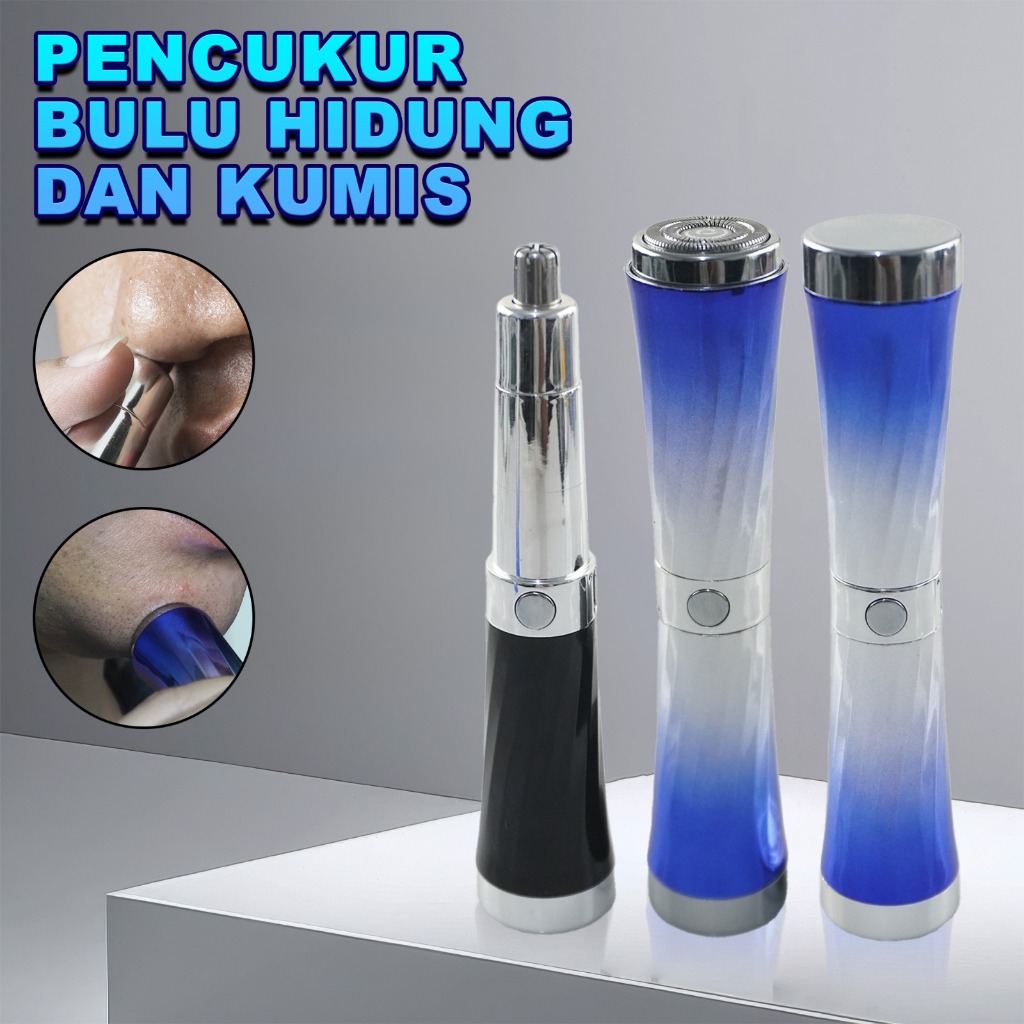 Alat Cukur Bulu Hidung dan Kumis Pencukur 2 in 1 Elektrik Alat Cukur Portabel TX-36