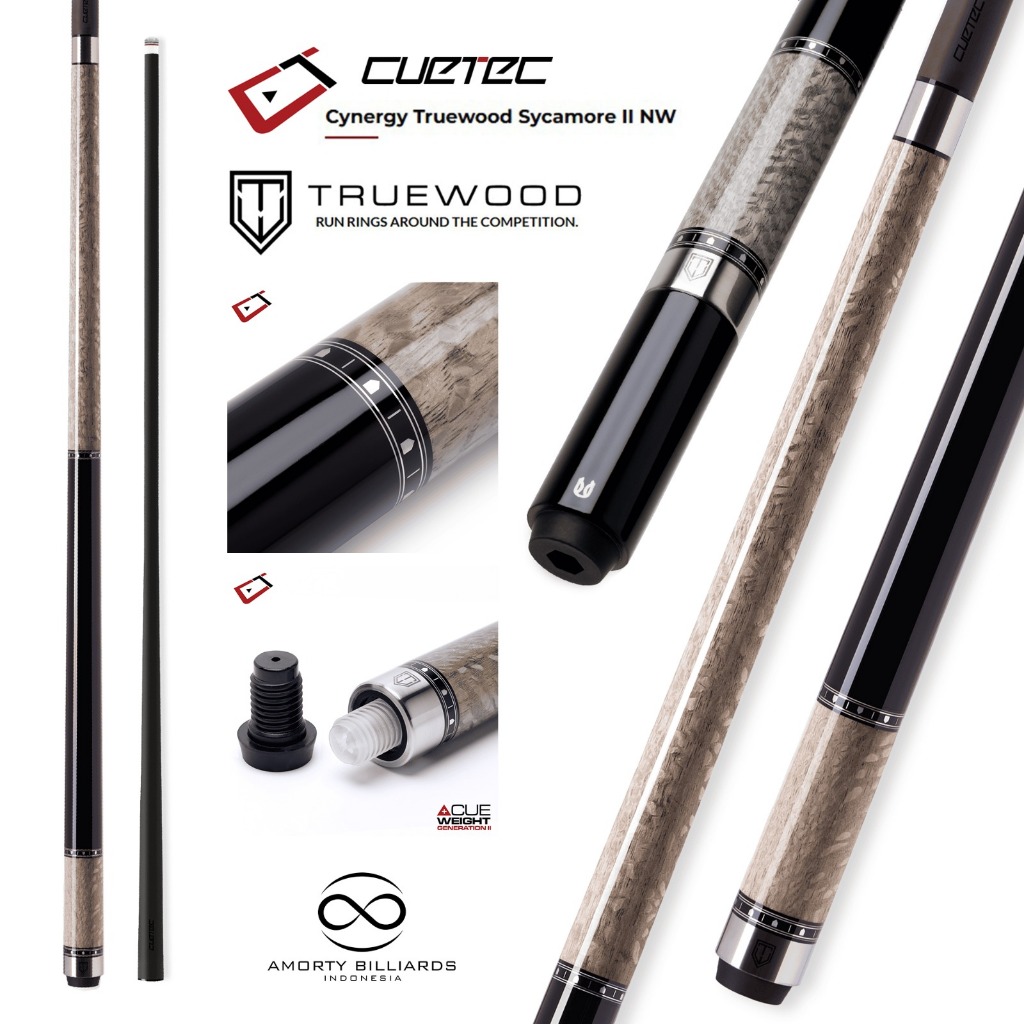 Cuetec Truewood Sycamore / Stik Play