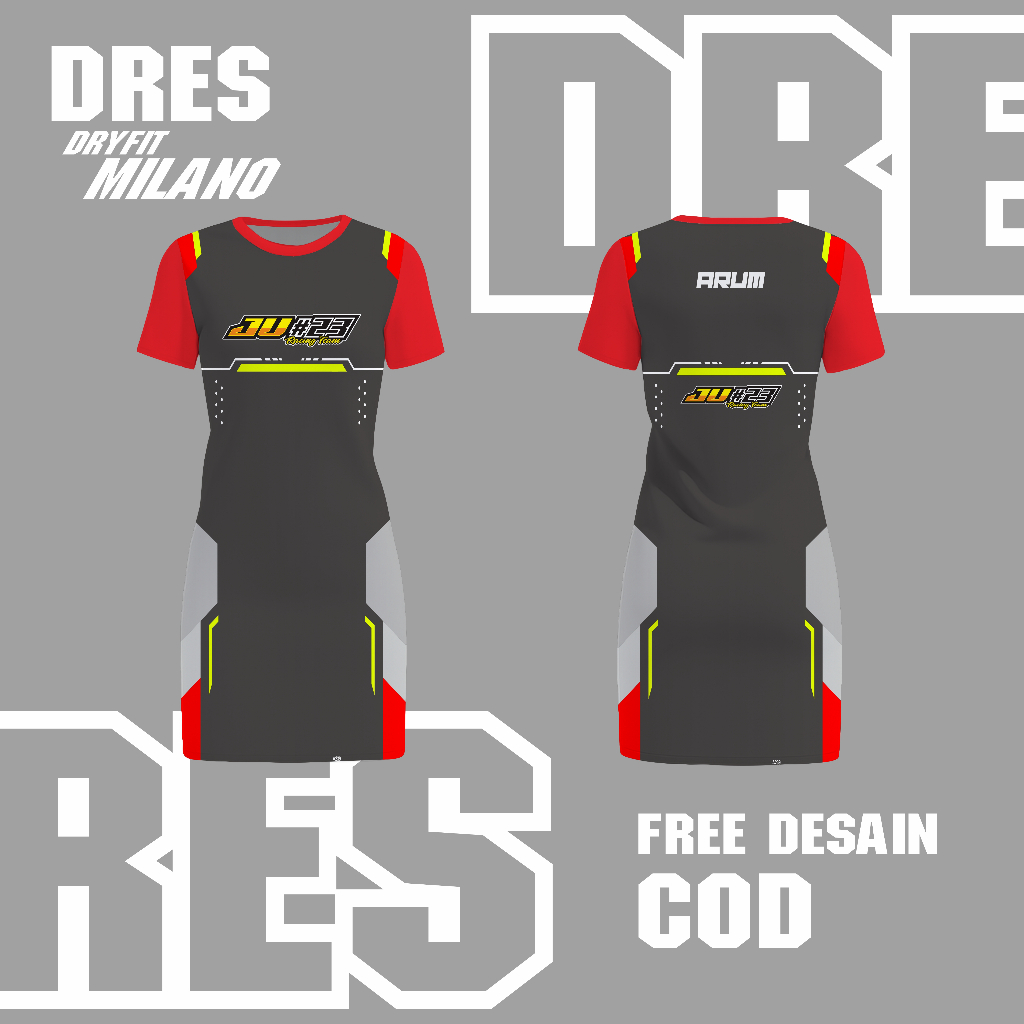 RACING DRES, UMBRELLA GIRL, DRES CUSTOM