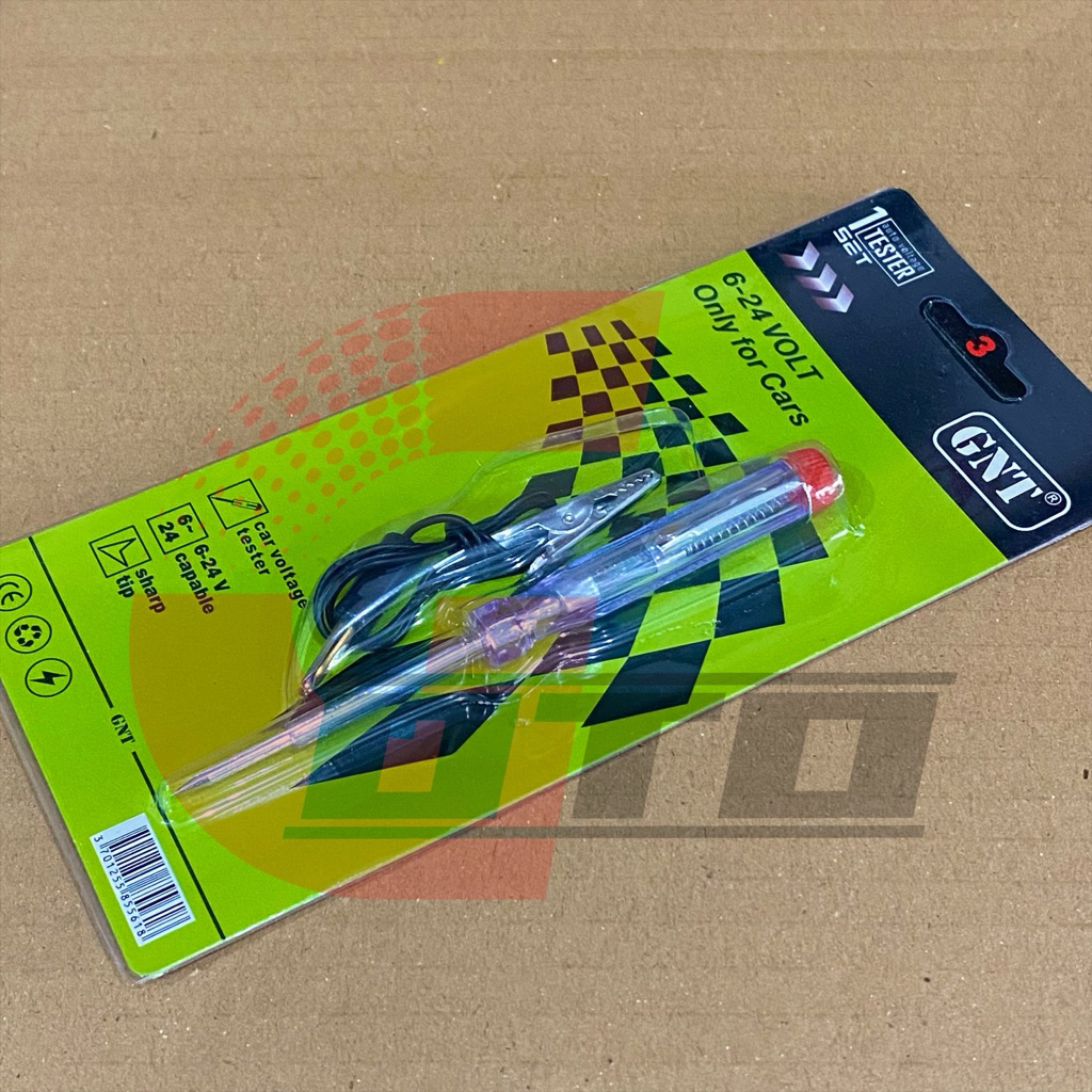 Obeng tespen dc 6v 12v 24v mobil motor truk universal biasa