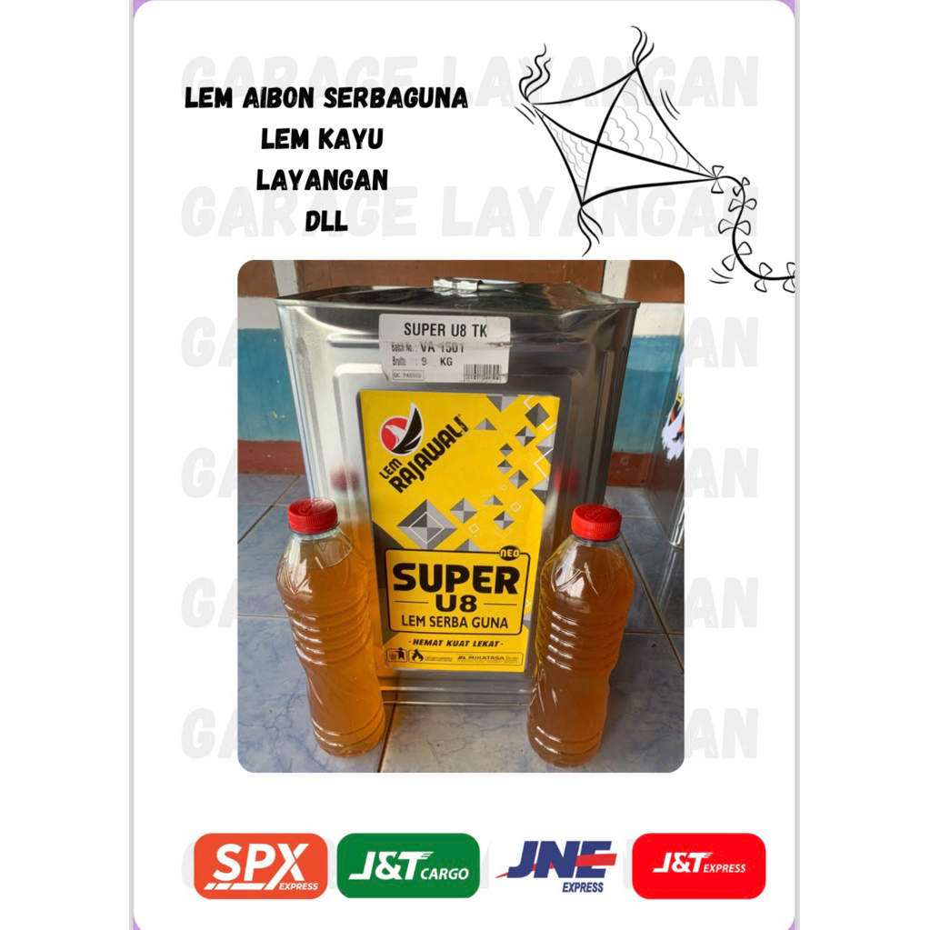 Lem Fox Rajawali 600ml Lem Aibon Lem Serbaguna Lem kayu Lem Sendal Lem Layangan plastik