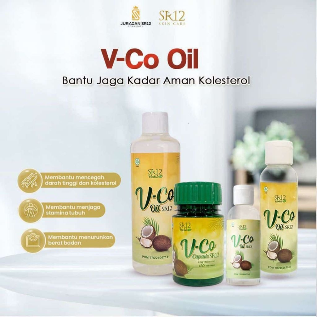 Vco Kapsul SR12 / Minyak Kelapa Murni / Minyak Vco Kapsul