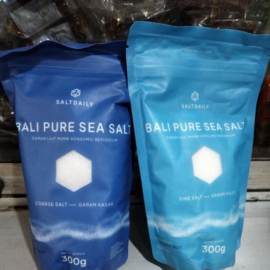 Bali Pure Sea Salt 300gram/ Garam Kasar/ Garam Halus