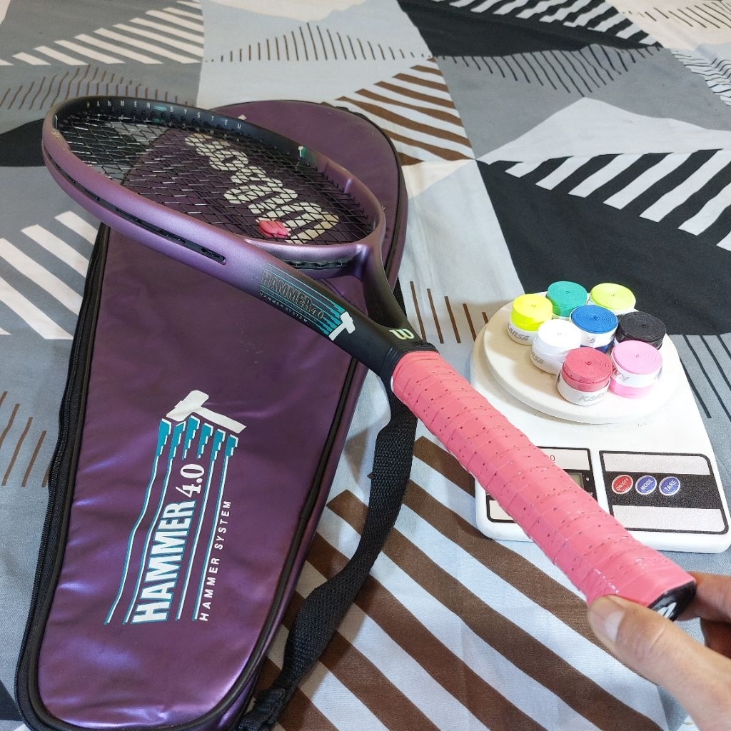 RAKET TENIS ORIGINAL WILSON HAMMER 4.O BEKAS 275GRAM