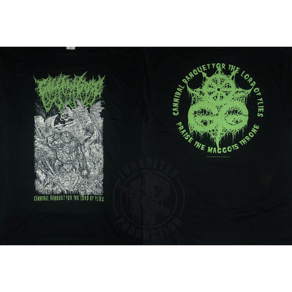 TSHIRT – GOLEM OF GORE – CANNIBAL BANQUET FOR THE LORD OF FLIES