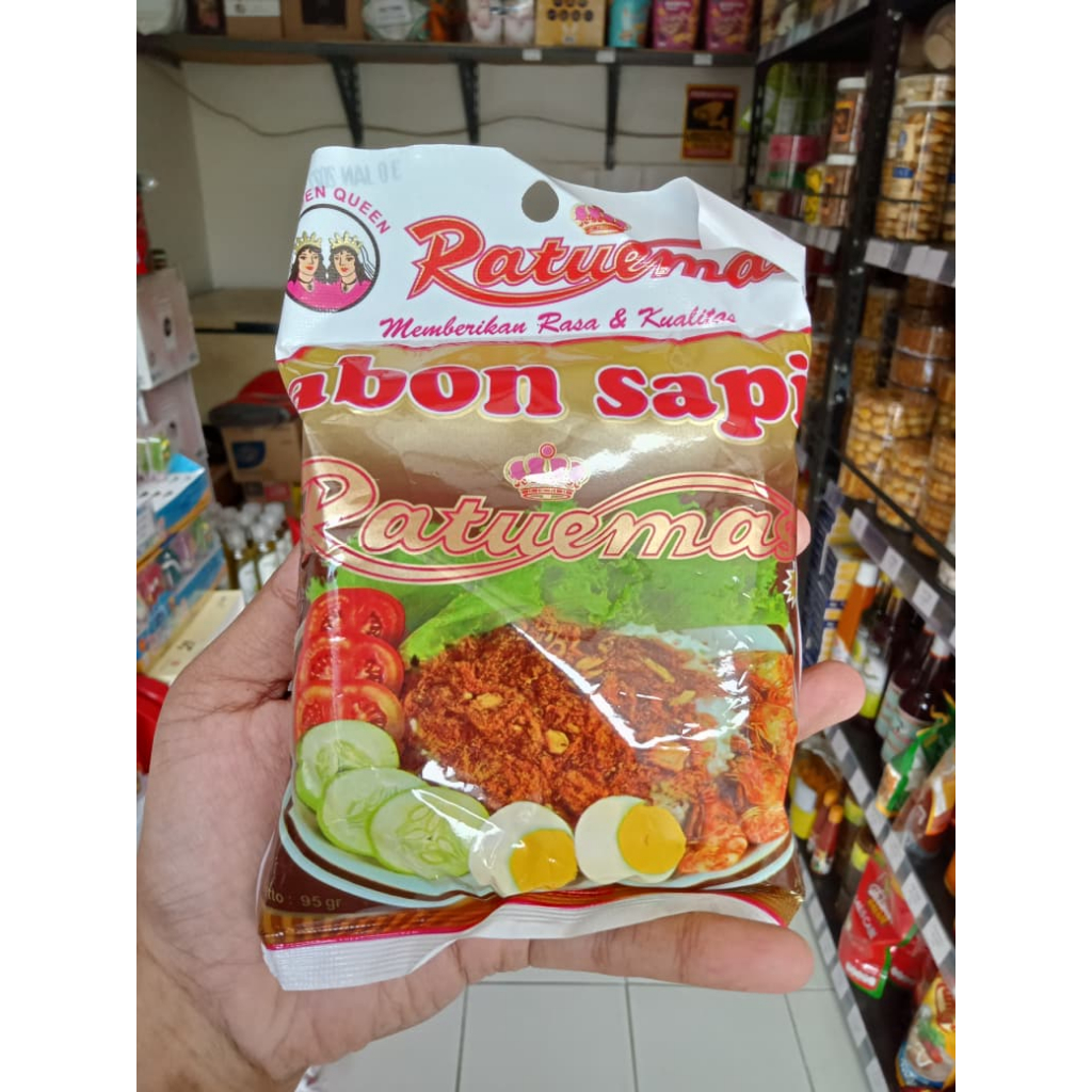 RATUMAS Abon Sapi 100gr - Makanan Ringan Kering Abon Sapi