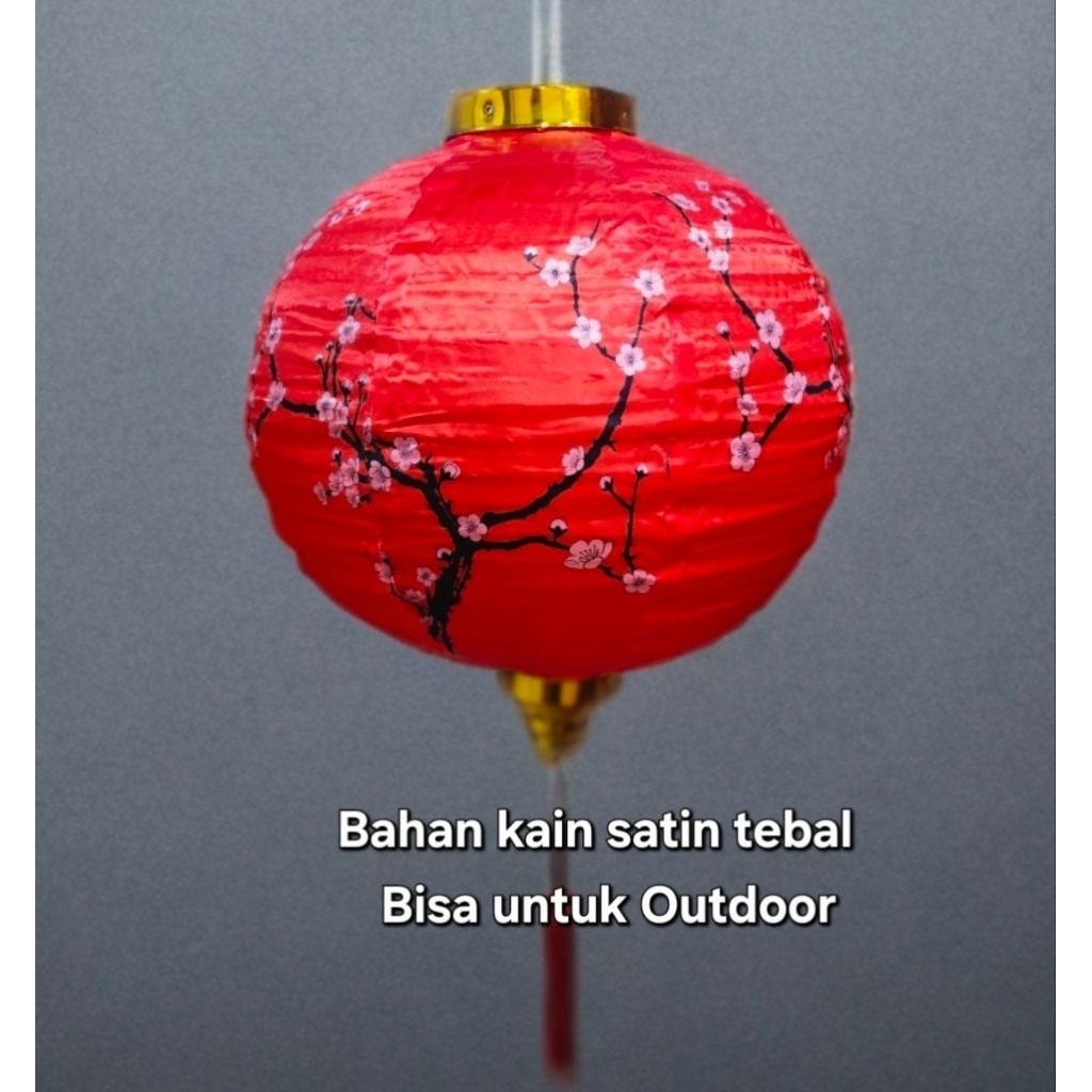 Lampion kain satin lampion imlek