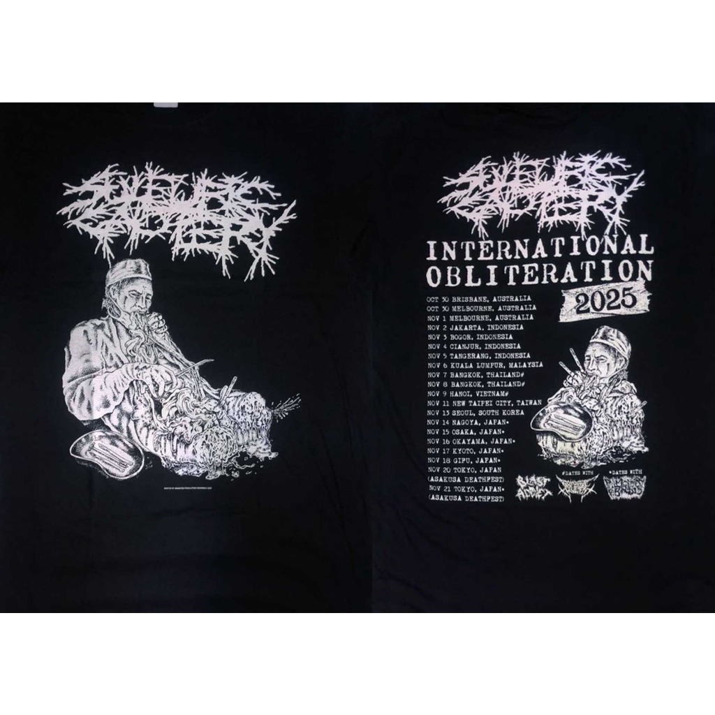 TSHIRT – SULFURIC CAUTERY – INTERNATIONAL OBLITERATION 2025