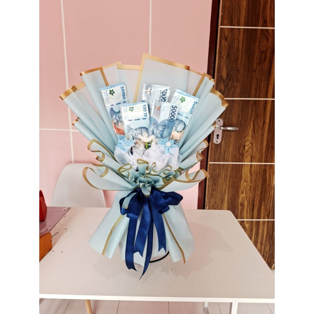 Buket uang 5 lembar