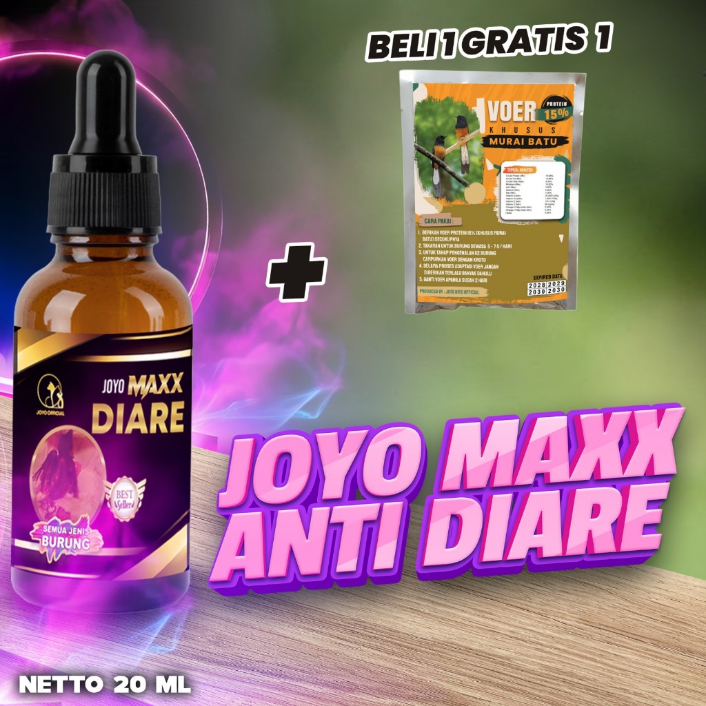 OBAT BURUNG DIARE | VITAMIN BURUNG | OBAT MENCRET | OBAT BERAK CAIR | MAXX ANTI DIARE 20ML
