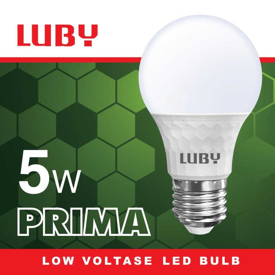 LUBY PRIMA Lampu Bohlam LED 5W 5watt