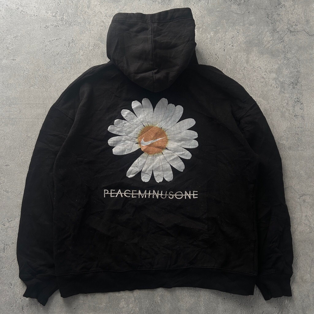 Nike Peaceminusone collaboration black hoodie