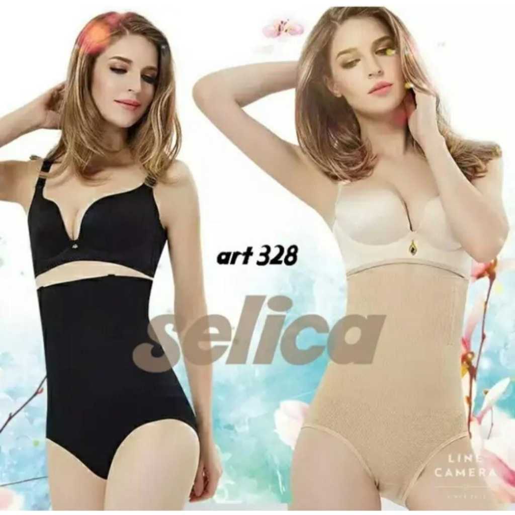 Celana  segita  Korset Selica 328 Pengecil Lemak Perut Pakai Tulang Penyangga