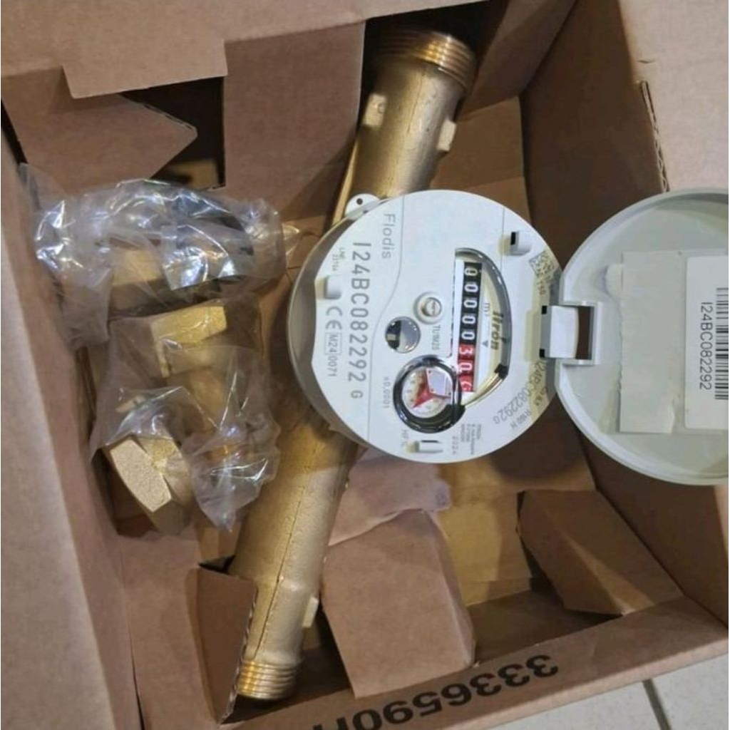 Water Meter ITRON FLODIS Size 1 inch DN 25mm/Meteran Air Bersih Merk ITRON FLODIS size 1 Inch DN 25m