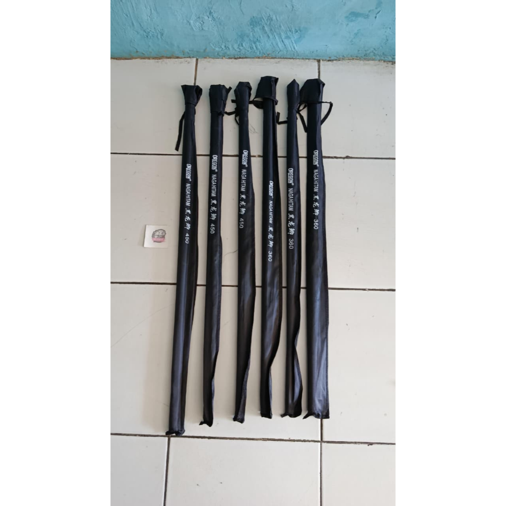 Joran Pancing Tegek Oregon Naga Hitam 360 - 450 Action Medium