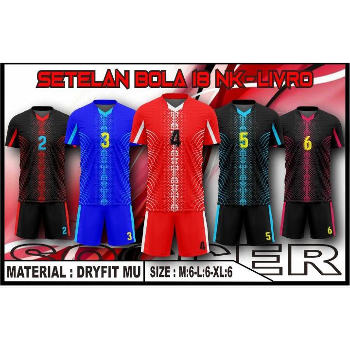 [18 SET] LIVRO / SETELAN BOLA PRINTING / JERSEY BOLA