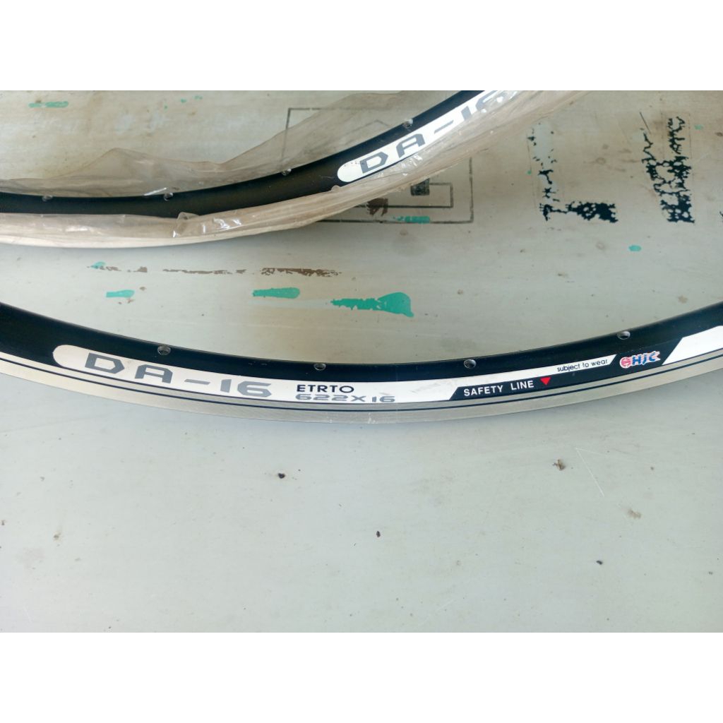 velg 700c merk HJC double wall 32hole sepasang