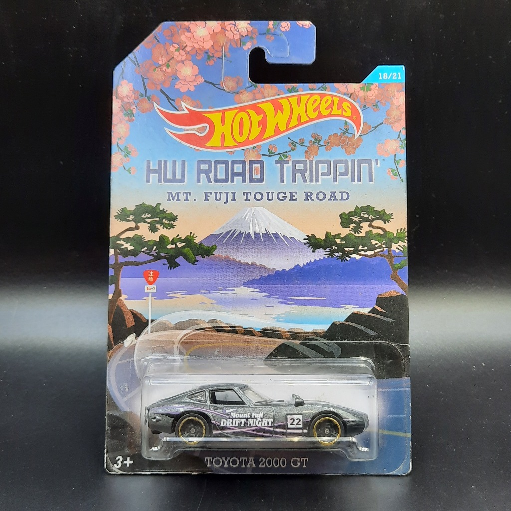Hot Wheels HW Road trippin Toyota 2000 GT Card Kerut