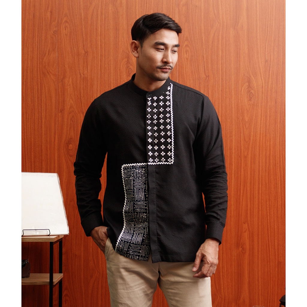 Tabati - Bonolo Kemeja Tenun Lengan Panjang