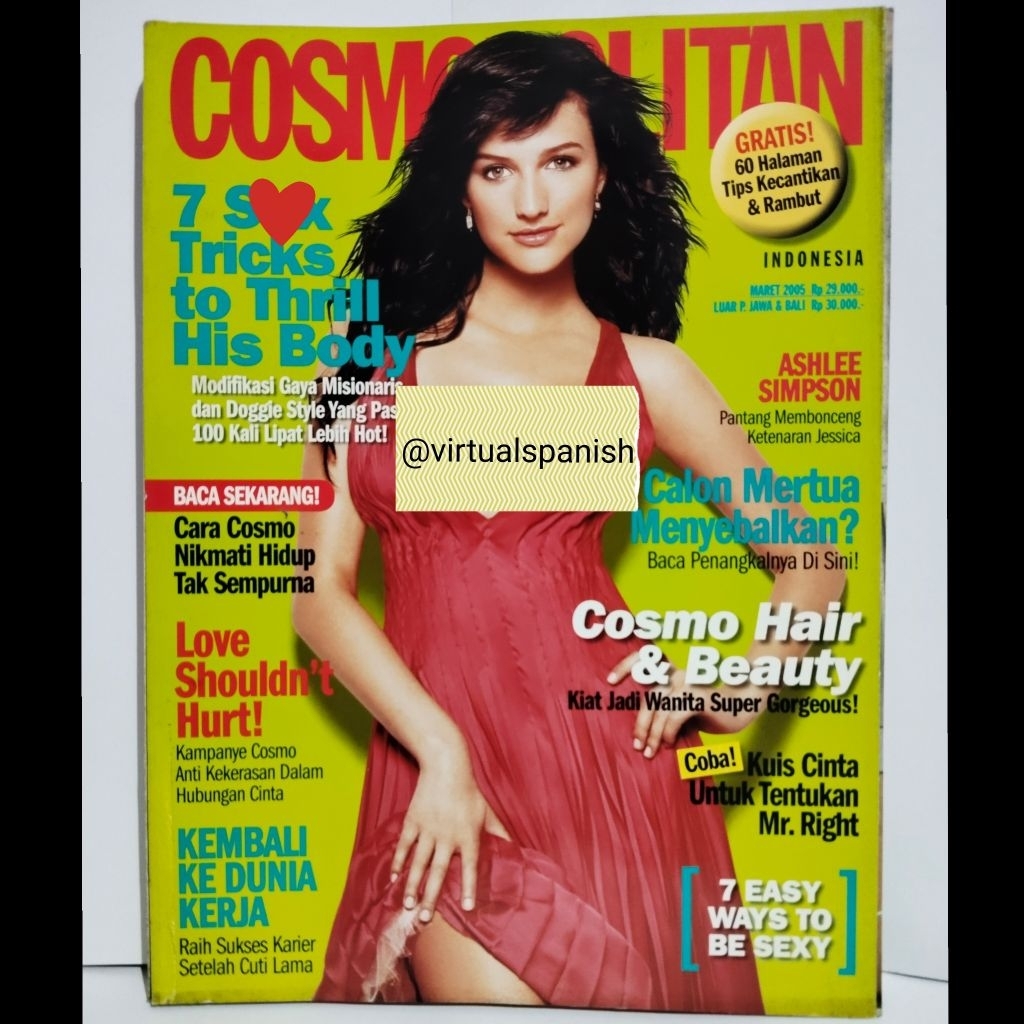 MAJALAH COSMOPOLITAN MARET 2005